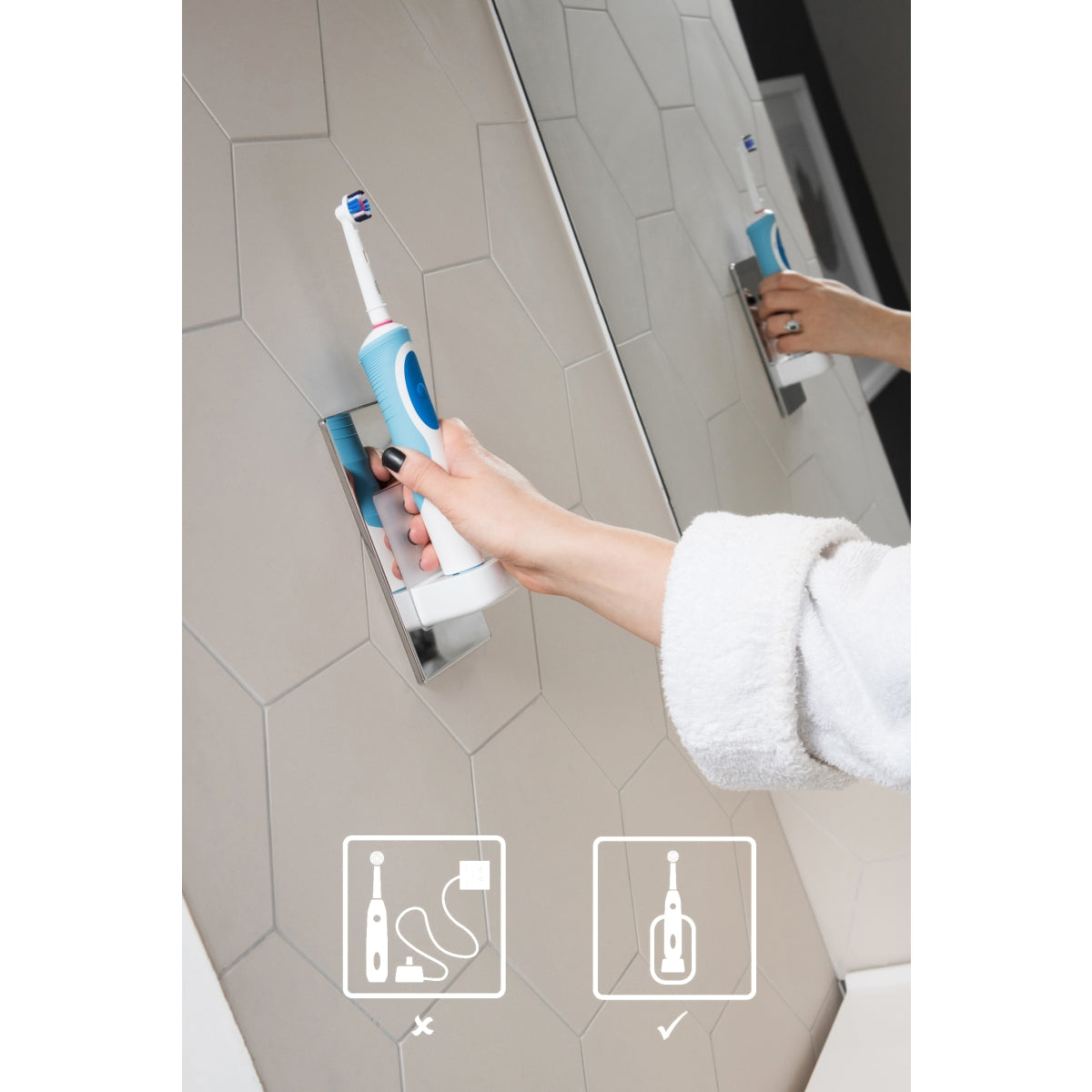 Proofvision In-Wall Electric Toothbrush Charger PV10