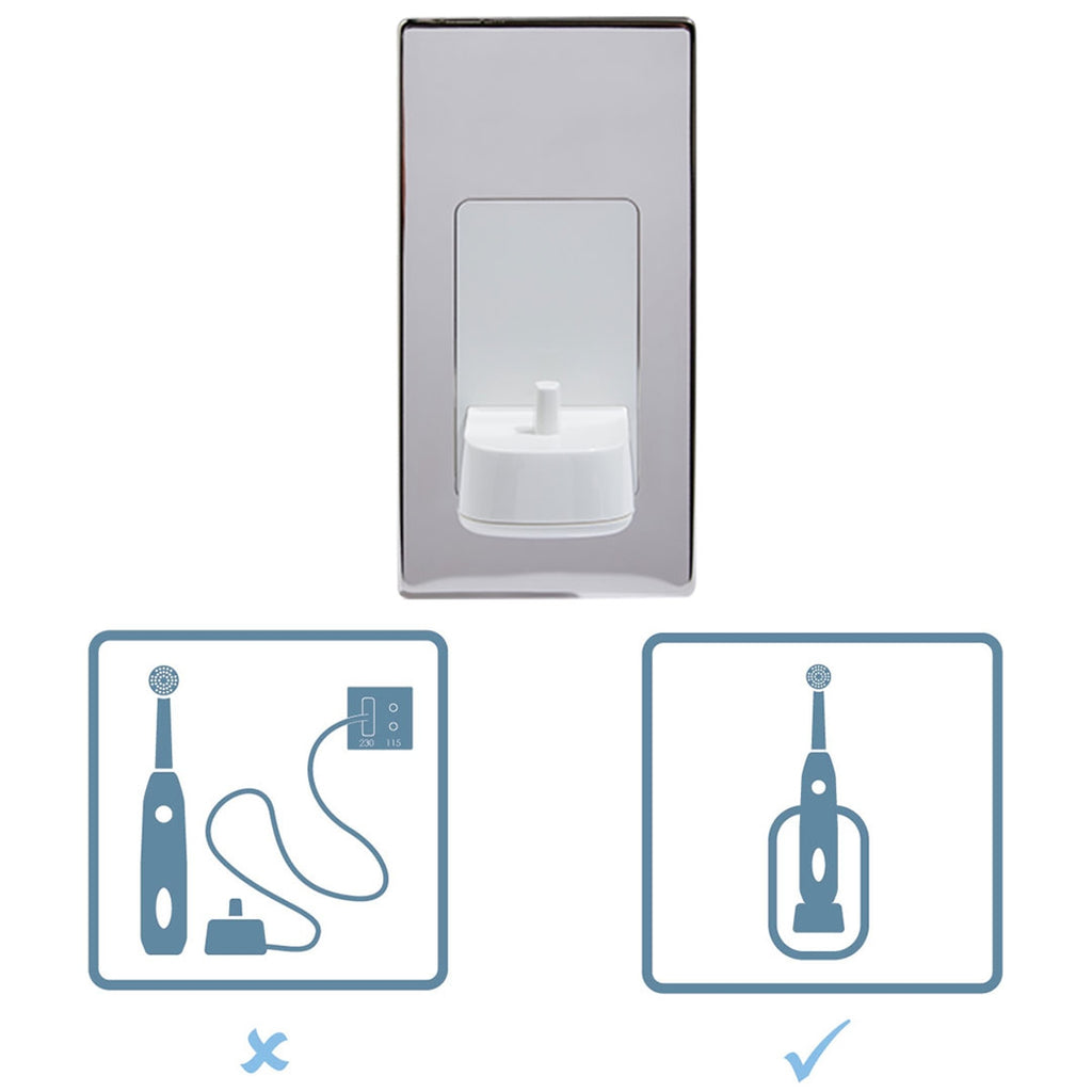 Proofvision In-Wall Electric Toothbrush Charger PV10