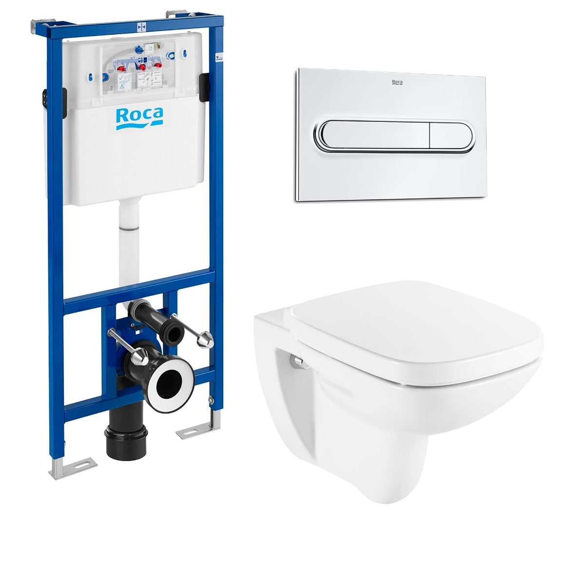 Roca Debba Wall Hung Pan And Cistern