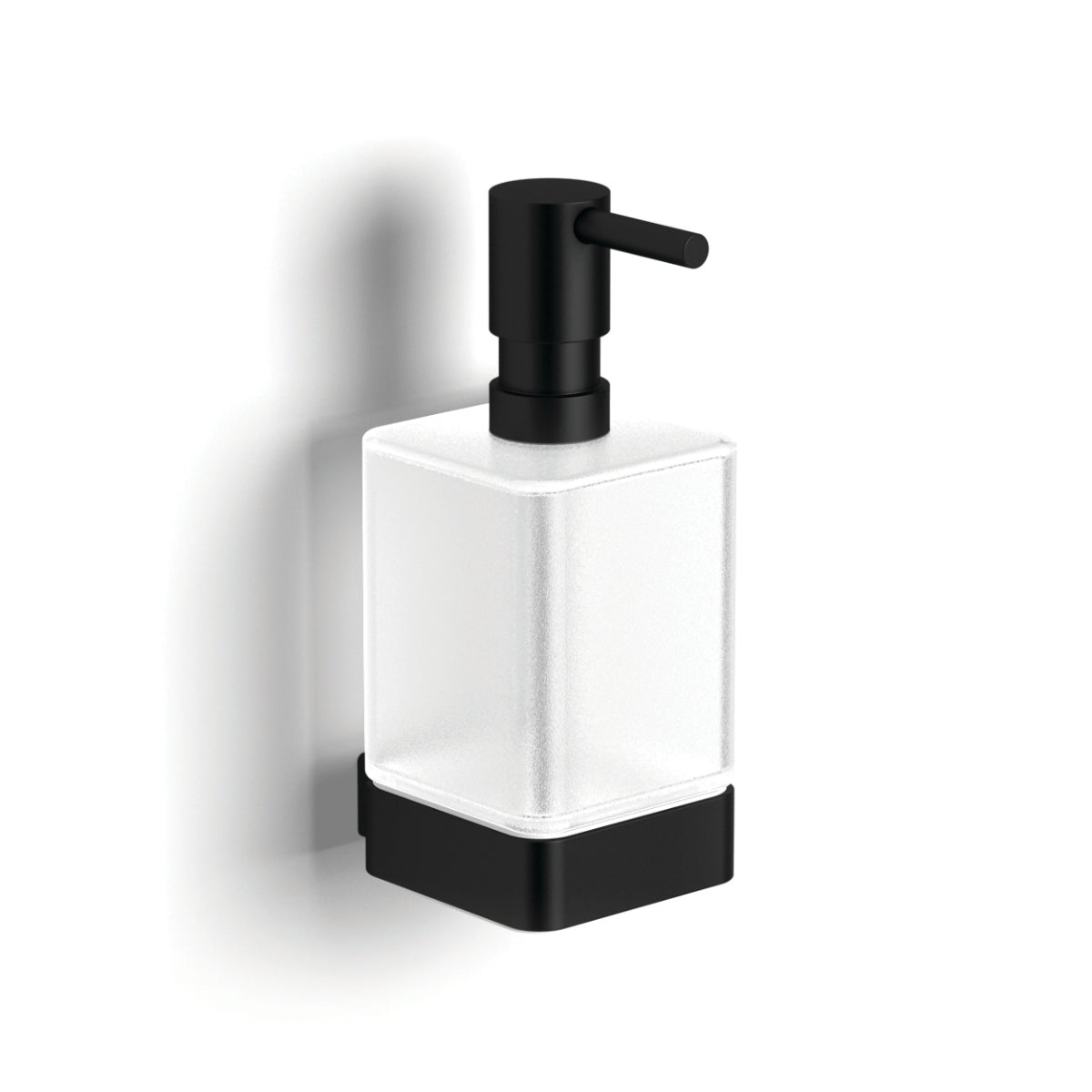 HiB Atto Wall Mounted Soap Dispenser Black
