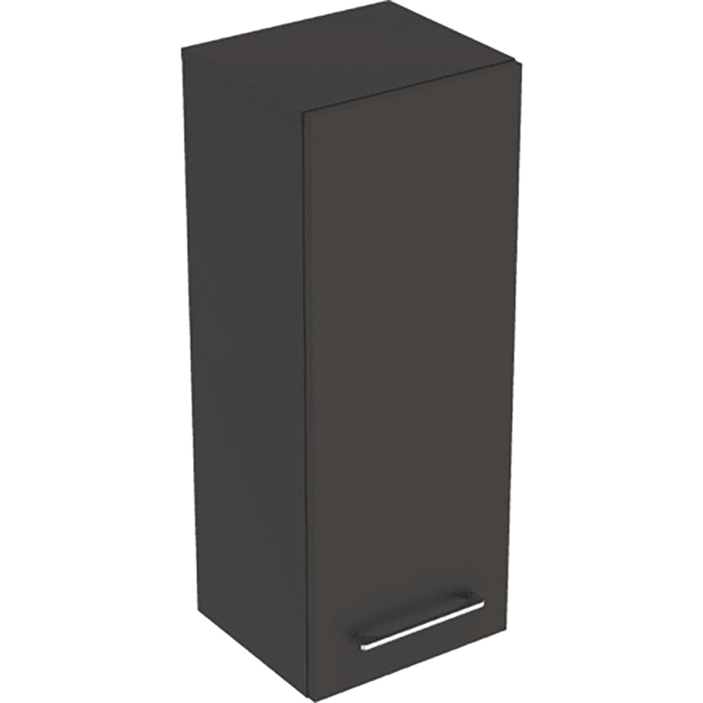 Geberit Selnova Square Medium Cabinet with One Door Lava 330mm 501 277 00 1 501.277.00.1