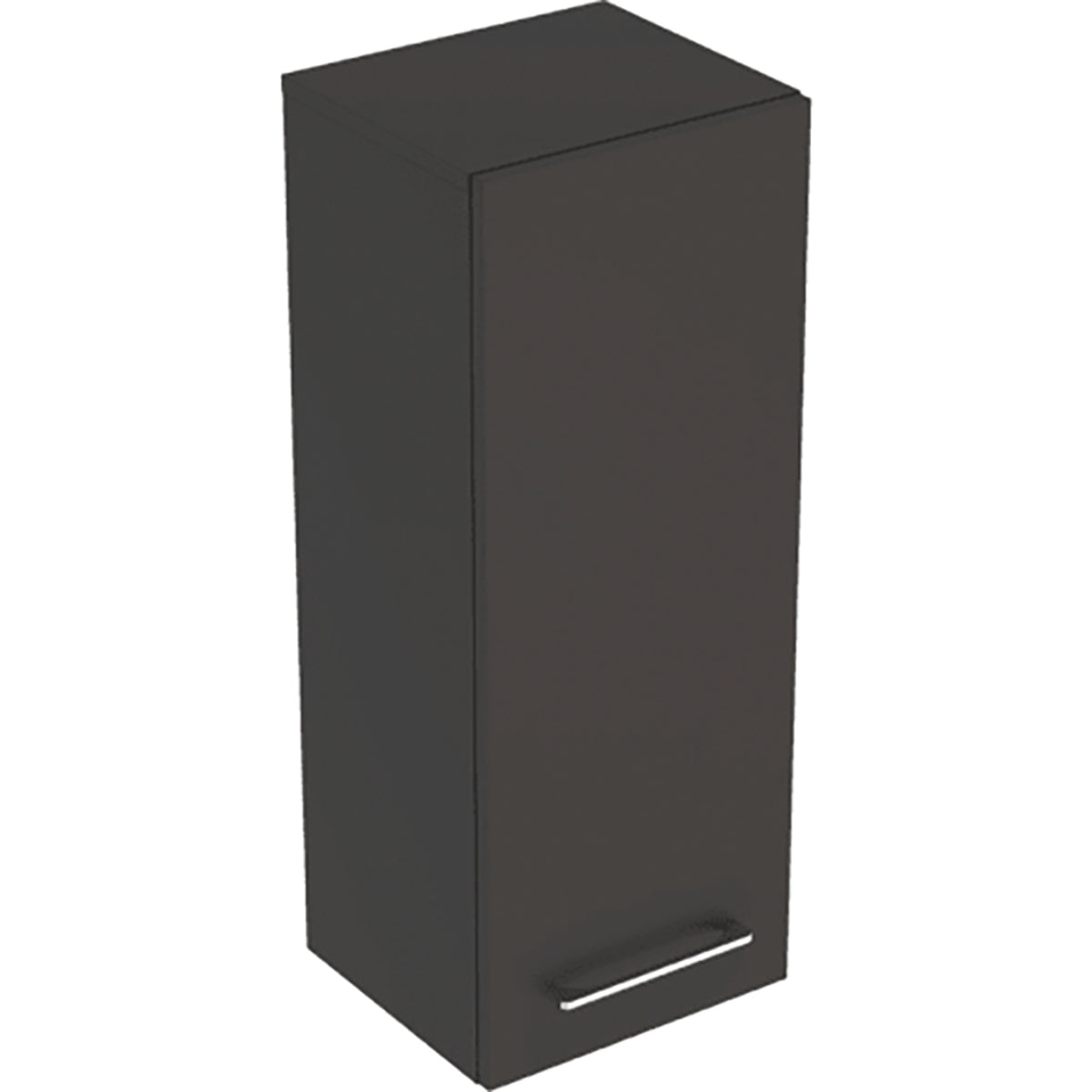 Geberit Selnova Square Medium Cabinet with One Door Lava 330mm 501 277 00 1 501.277.00.1