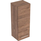 Geberit Selnova Square Medium Cabinet with One Door Hickory 330mm 501 278 00 1 501.278.00.1