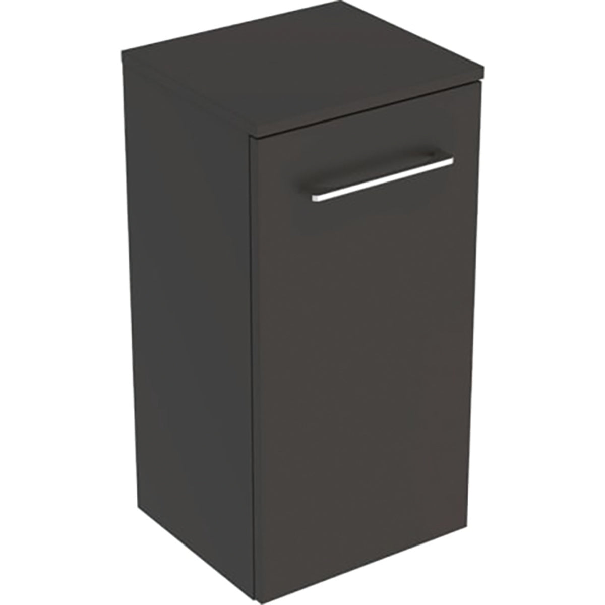 Geberit Selnova Square Low Cabinet with One Door Lava 330mm 501 273 00 1 501.273.00.1