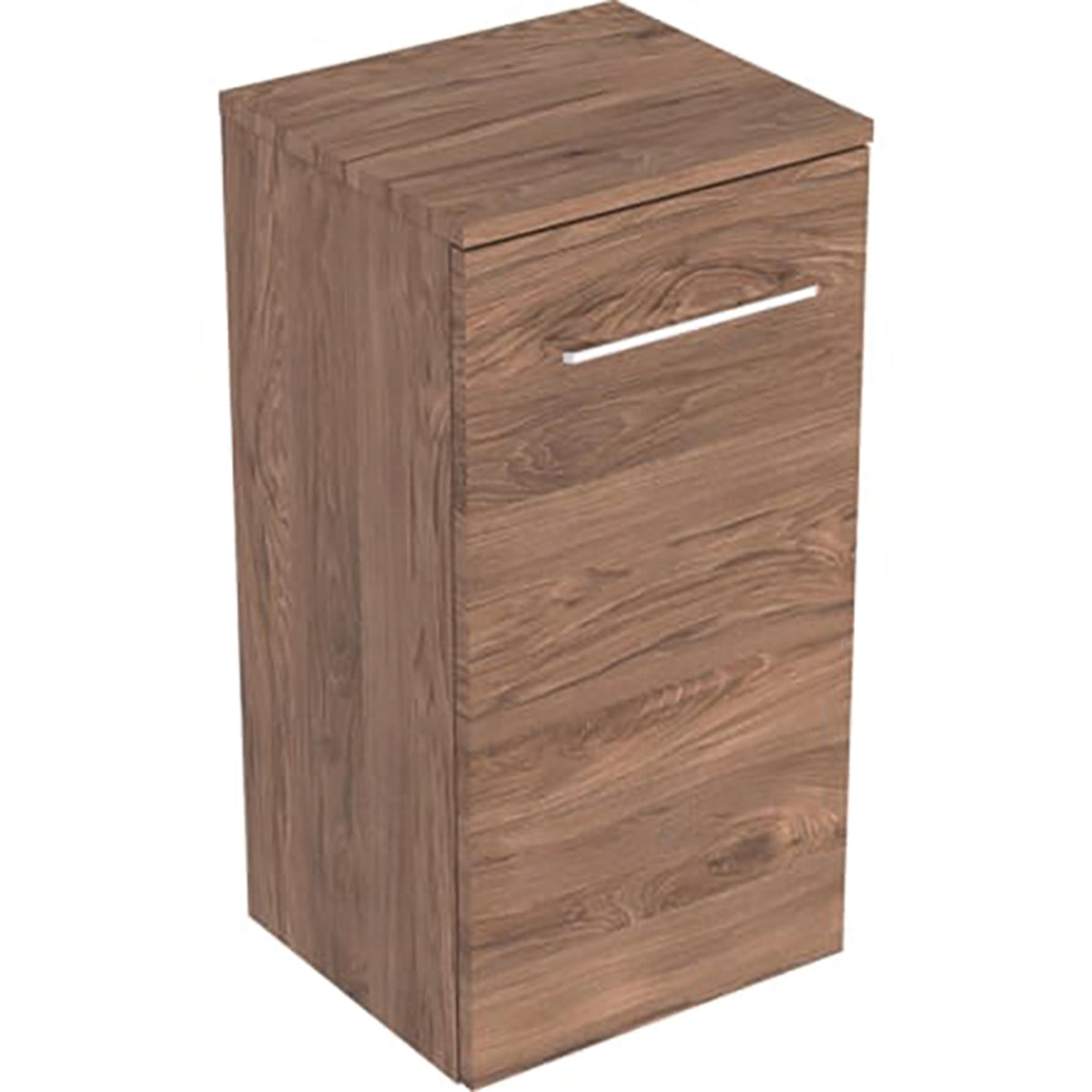Geberit Selnova Square Low Cabinet with One Door Hickory 330mm 501 274 00 1 501.274.00.1
