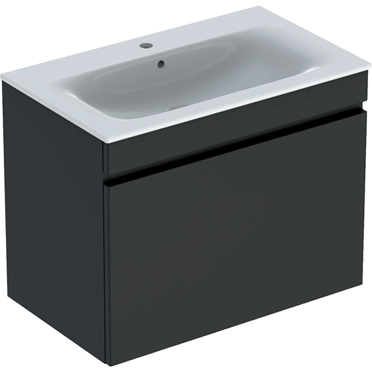 Geberit Renova Plan Basin & Vanity Unit 800mmW Unit Lava 501 916 JK 1 501.916.JK.1