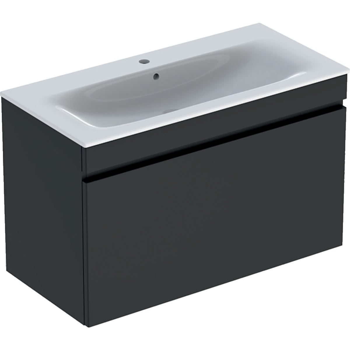 Geberit Renova Plan Basin & Vanity Unit 1000mmW Lava 501 917 JK 1 501.917.JK.1