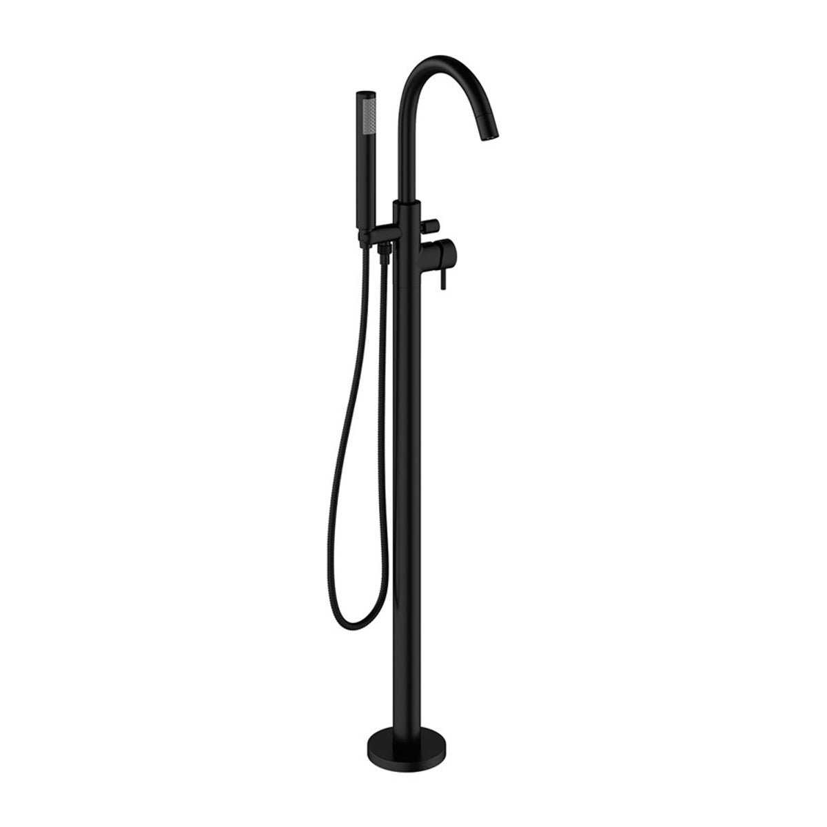 Crosswater MPairO Floor Standing Bath Shower Mixer Matt Black