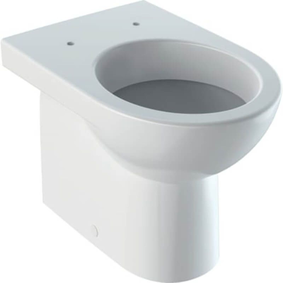 Geberit Selnova floor-standing WC, washdown, back-to-wall, horizontal outlet, semi-shrouded: white 501 043 00 6 501.043.00.6
