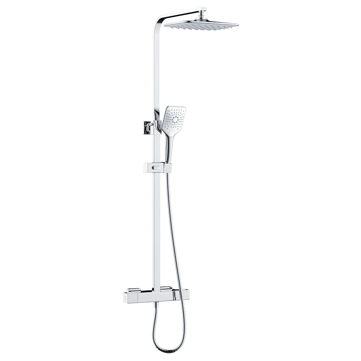 Bristan Craze Dual Outlet Thermostatic Bar Shower Mixer Chrome CRZ2 SHXDIVCTFF C.