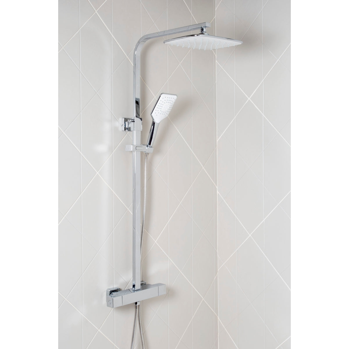 Bristan Craze Dual Outlet Thermostatic Bar Shower Mixer Chrome CRZ2 SHXDIVCTFF C.