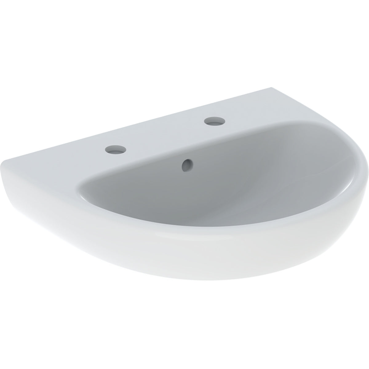 Geberit Selnova 2 Taphole Washbasin White 550mm X 440mm 501 400 00 6 501.400.00.6