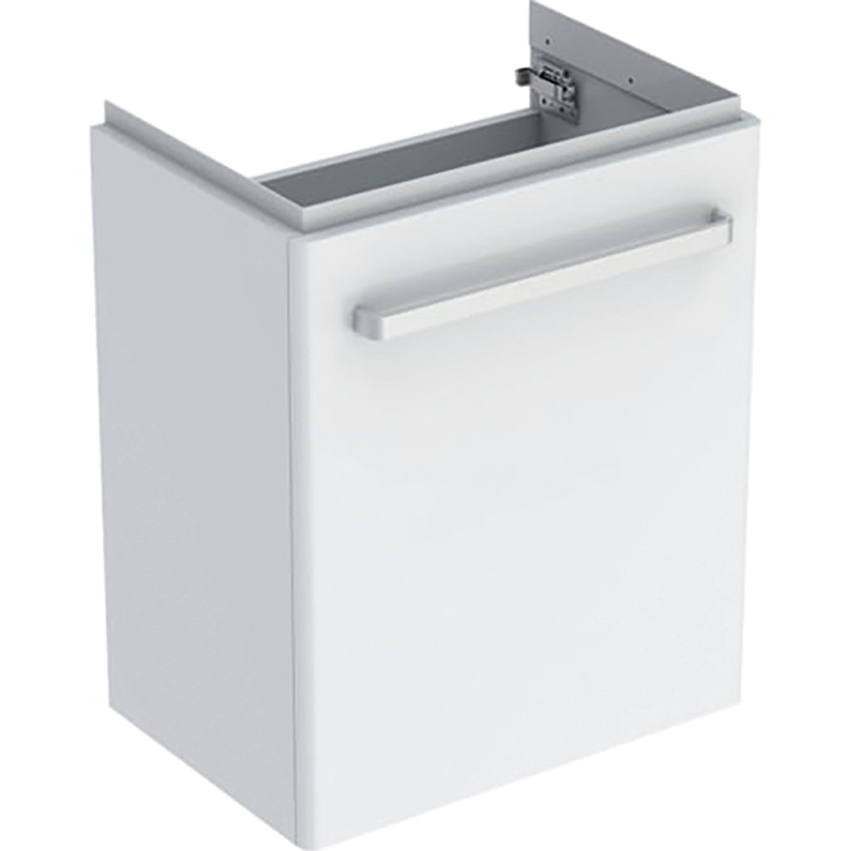 Geberit Selnova Compact Vanity Unit for Washbasin 550 x 370SERVICE Space - White 501 614 01 1 501.614.01.1