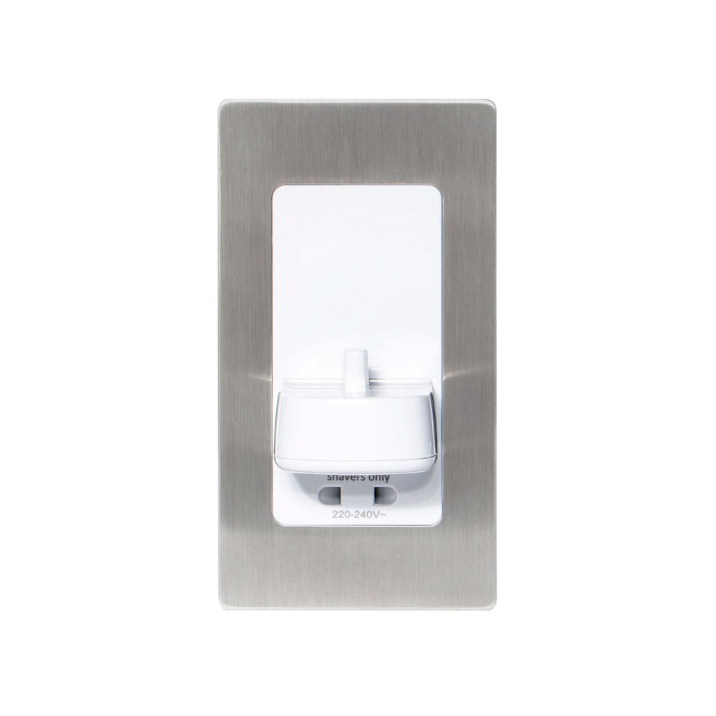Proofvision Shaver Socket Charger Brushed