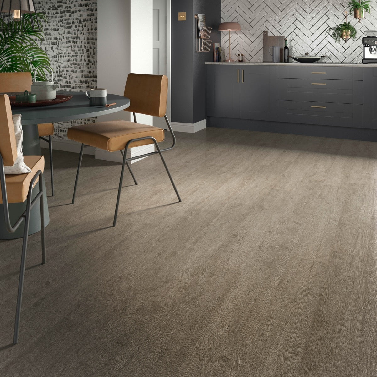Verona Clicklux Flooring Weathered Ash LVT 178 x 1219mm Pack of 10