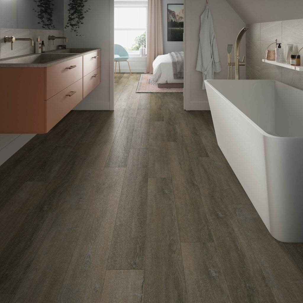 Verona Clicklux Flooring Antique Cedar LVT 178 x 1219mm Pack of 10