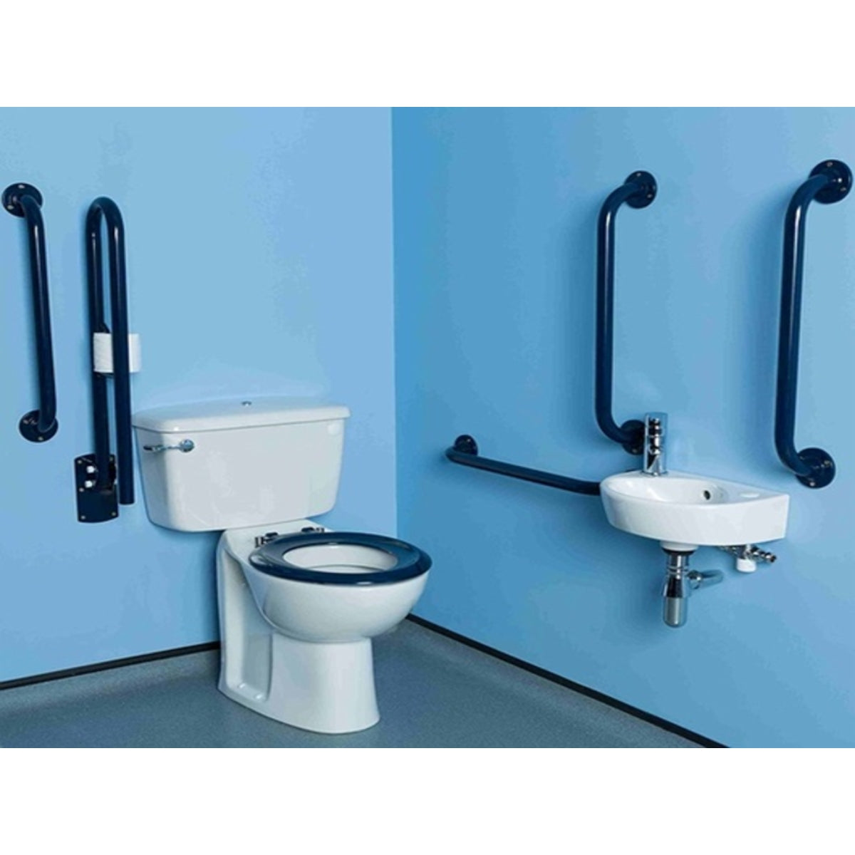Twyford Doc M Value Pack with Blue Grab Rails