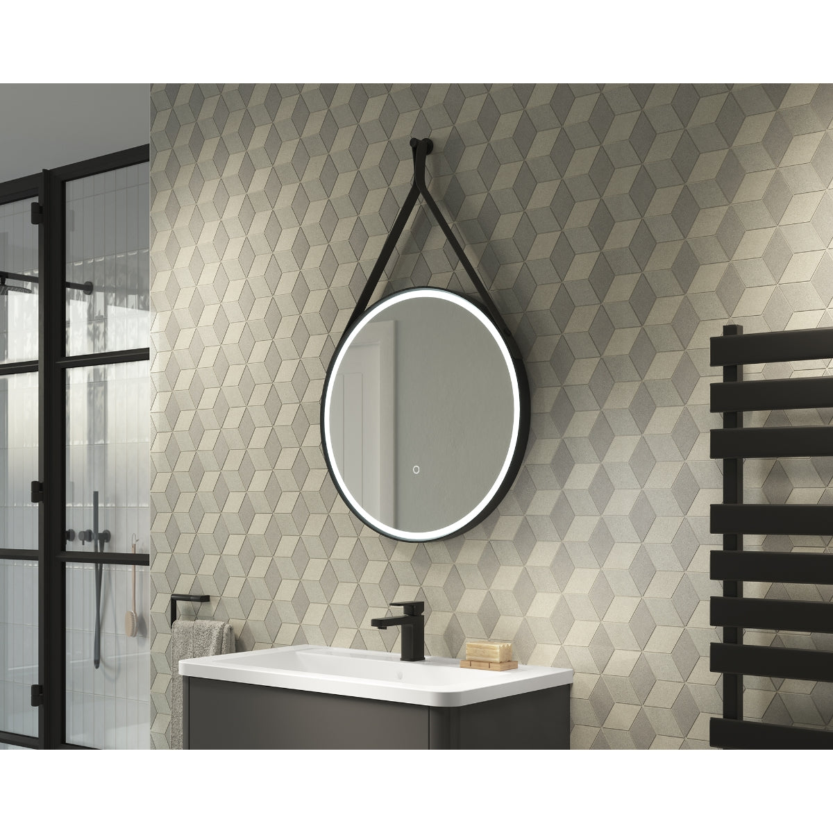 Sensio Nova 600 Matte Black Mirror