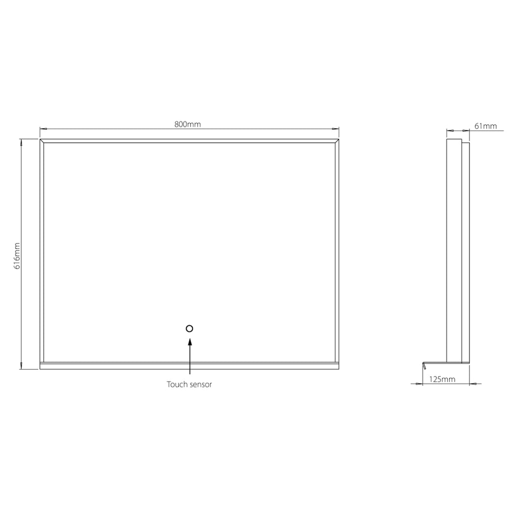Sensio Element 800 x 600 Black Mir QI Char