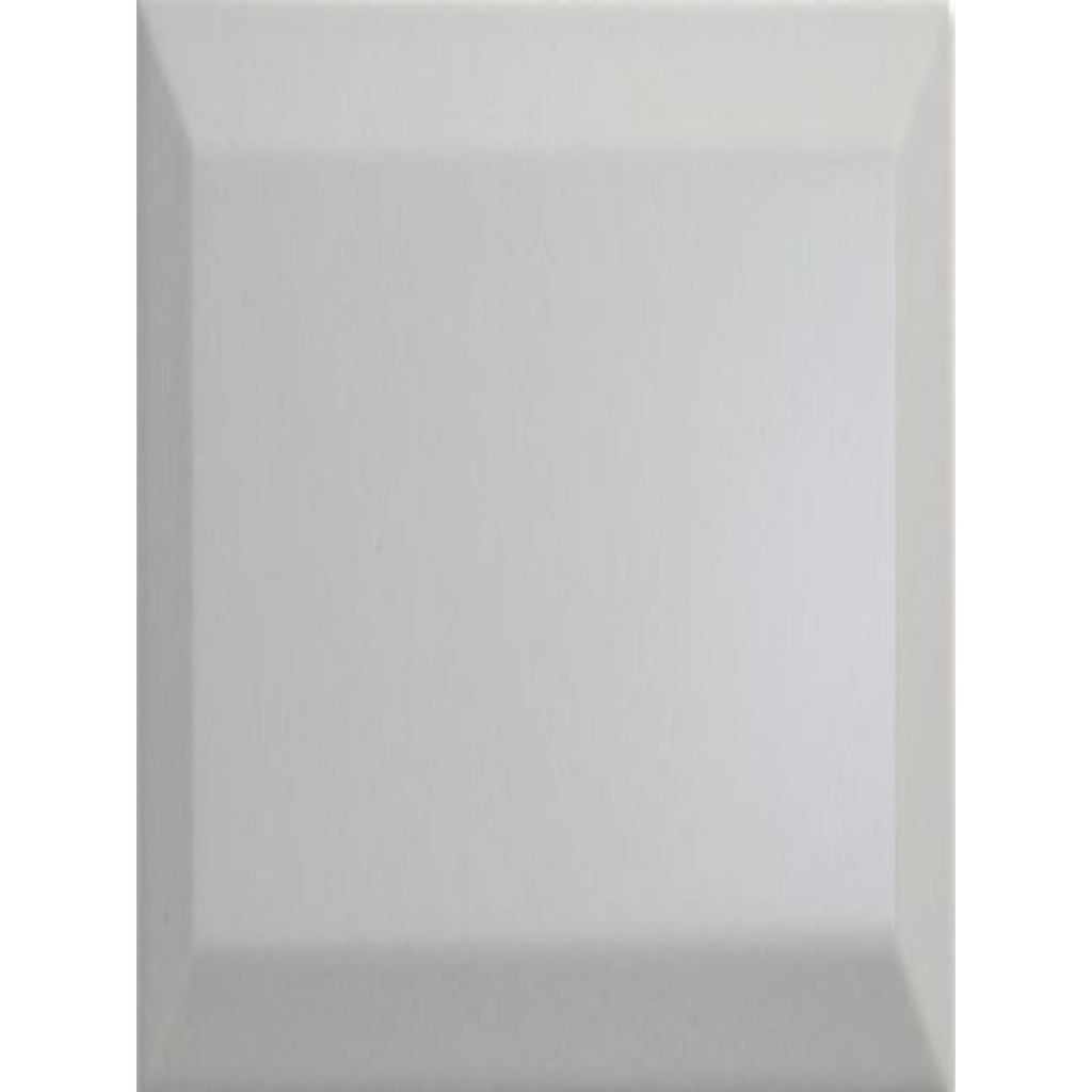Johnson Tiles Bevel Light Grey Gloss Ceramic Tile 100 x 200mm Pack of 50