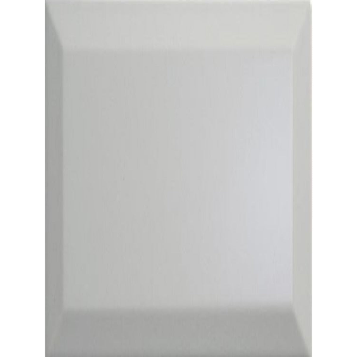 Johnson Tiles Bevel Light Grey Gloss Ceramic Tile 100 x 200mm Pack of 50