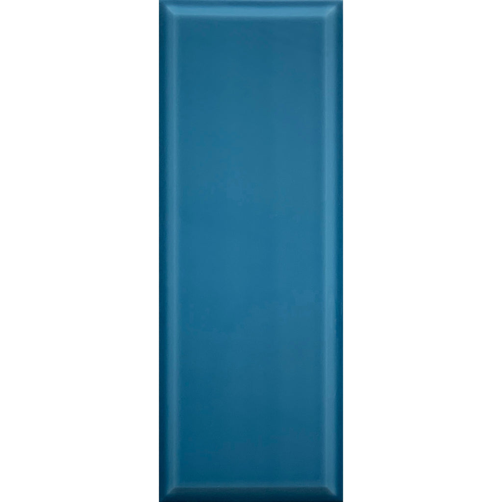 Johnson Tiles Form Azure Bevelled Ceramic Tile 150 x 400mm Pack of 17