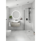 Johnson Tiles Glide White Carrara Linear Matt Ceramic Tile 300 x 600mm Pack of 7
