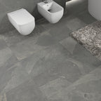 Johnson Tiles Adelaide Stone Light Grey Porcelain Tile 220 x 900mm Pack of 5