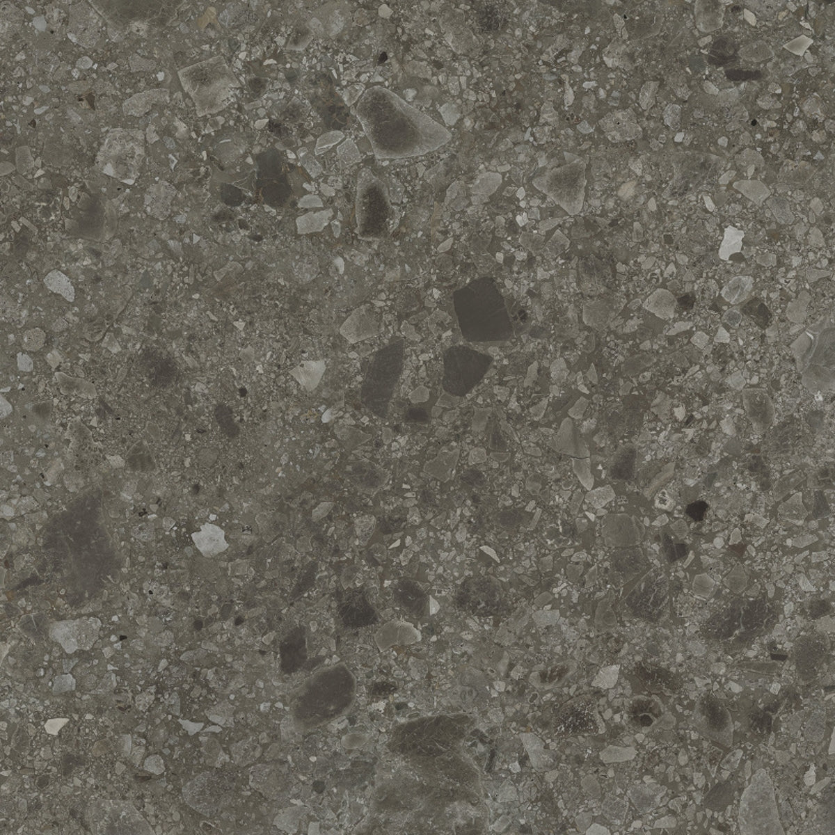 Johnson Tiles Terrazzo Dark Stone Porcelain Tile 800 x 800mm Pack of 2