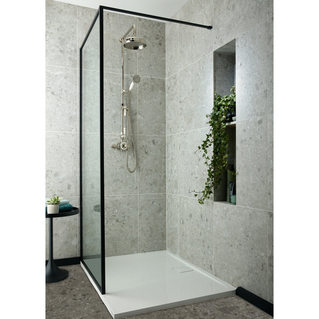 Johnson Tiles Terrazzo Light Stone Porcelain Tile 800 x 1600mm Pack of 1