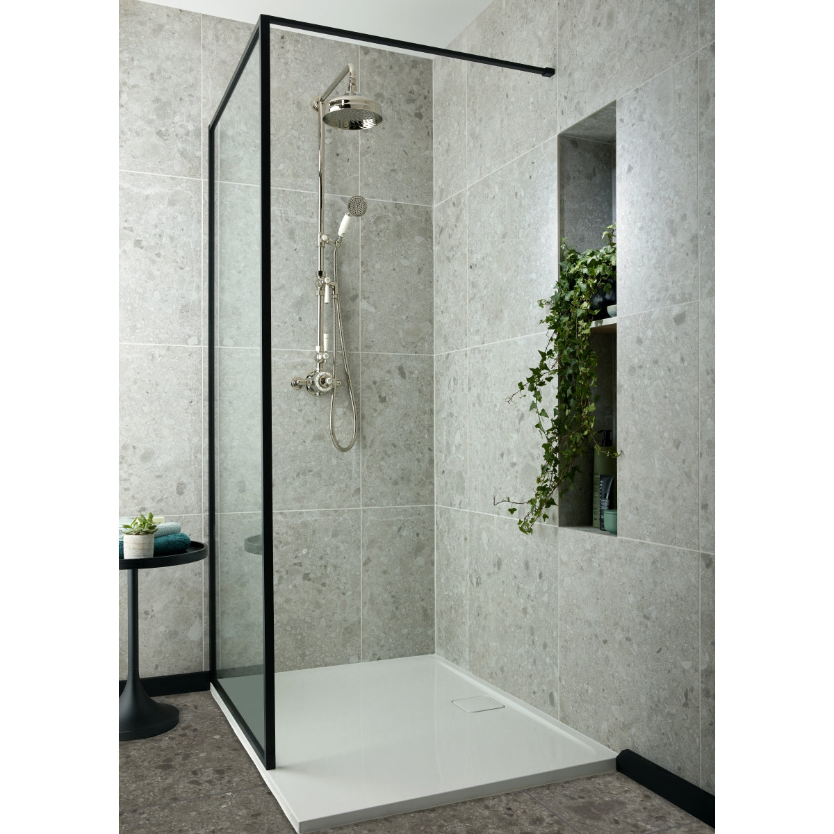 Johnson Tiles Terrazzo Light Stone Porcelain Tile 800 x 1600mm Pack of 1
