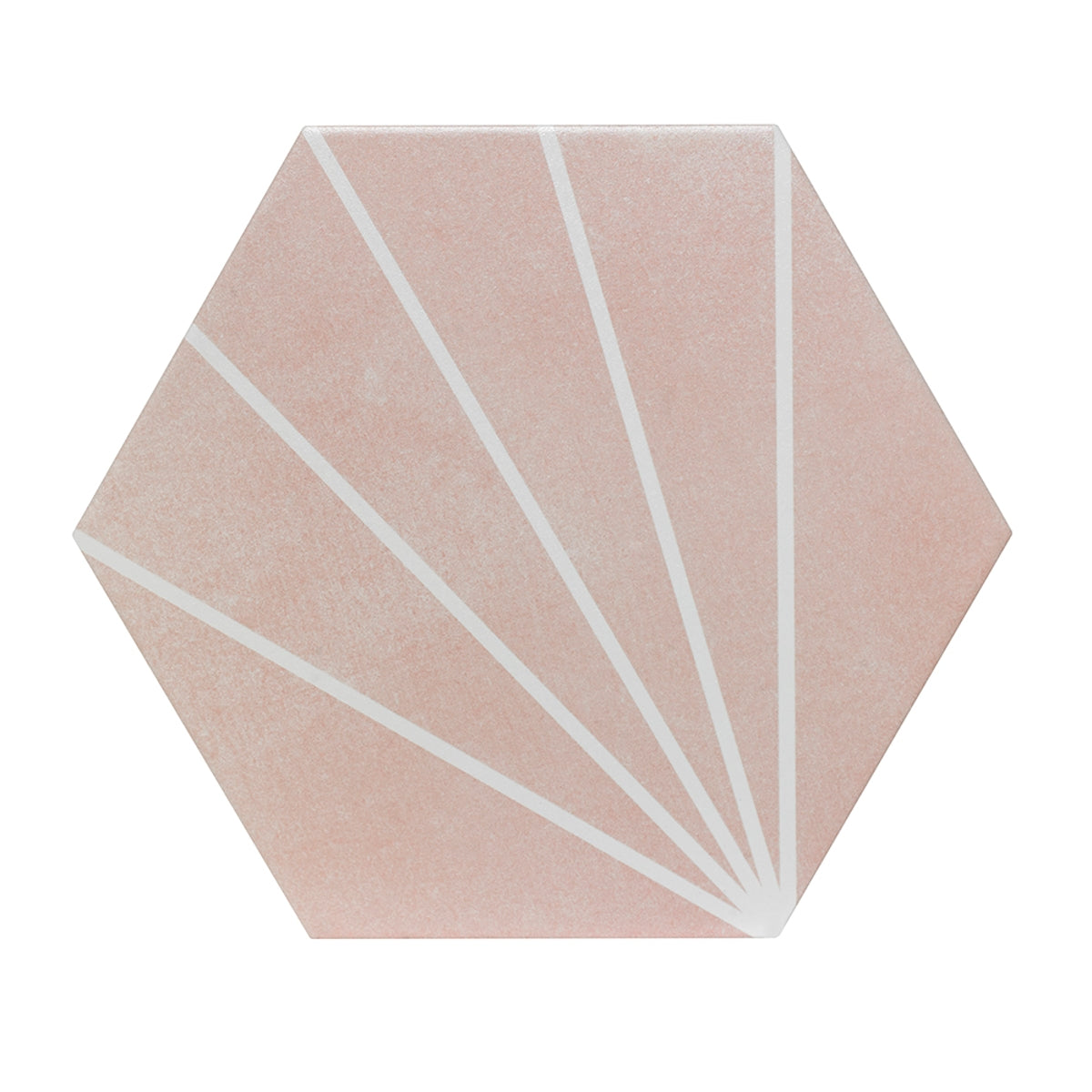 Verona Soleil Rose Porcelain Matt Tile 232 mm x 267 mm Pk/16