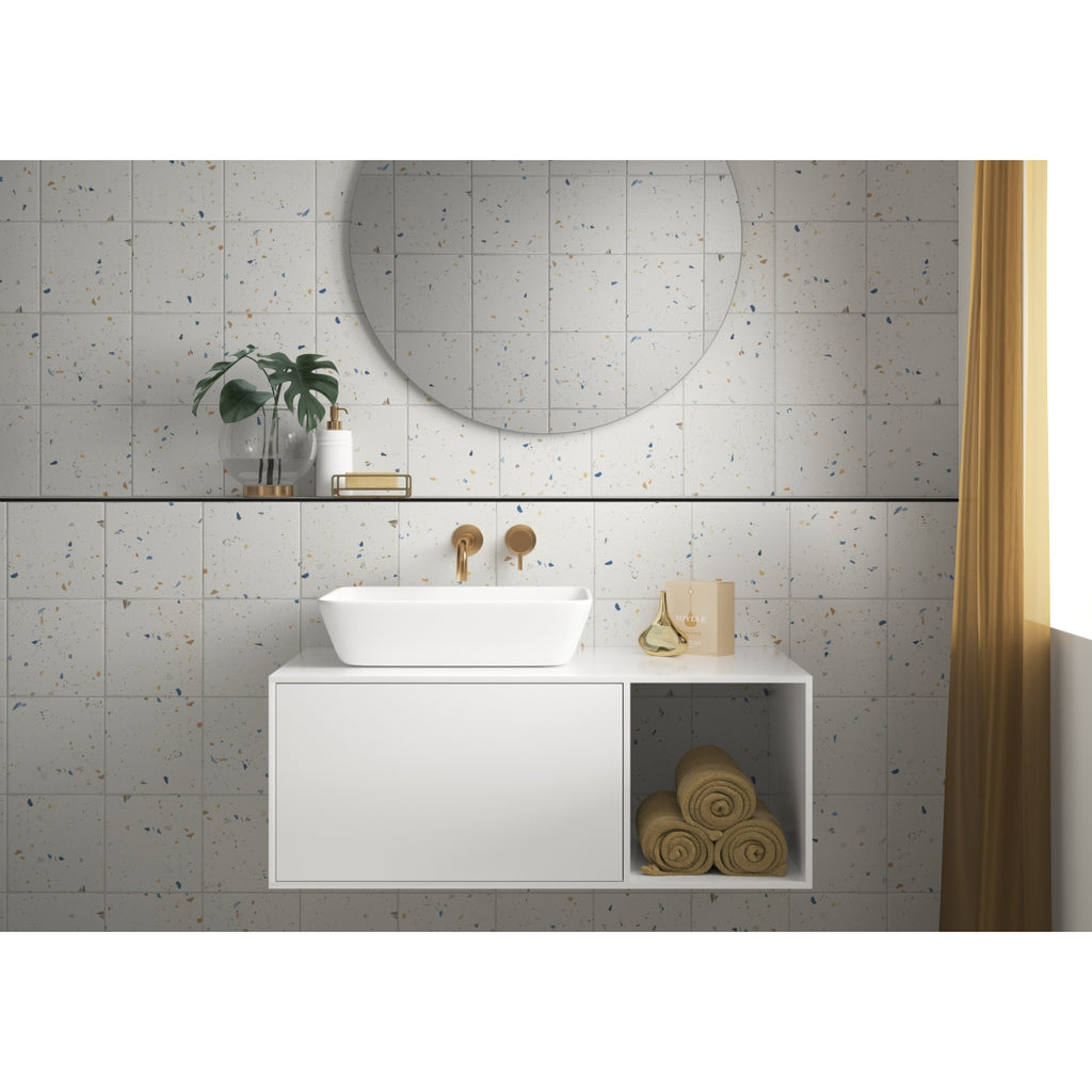 Verona Confetti Glazed Porcelain Tile 185 x 185mm Pack of 12