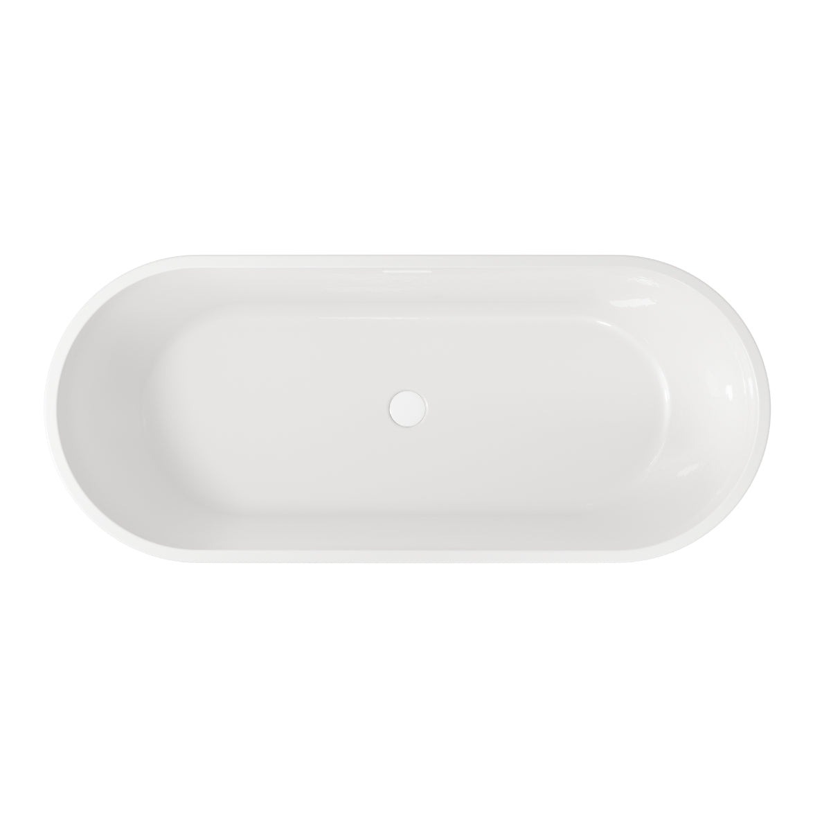 Forum Lighting Scudo Form Freestanding Bath 1650(W) x 700(D) x 570(H)mm