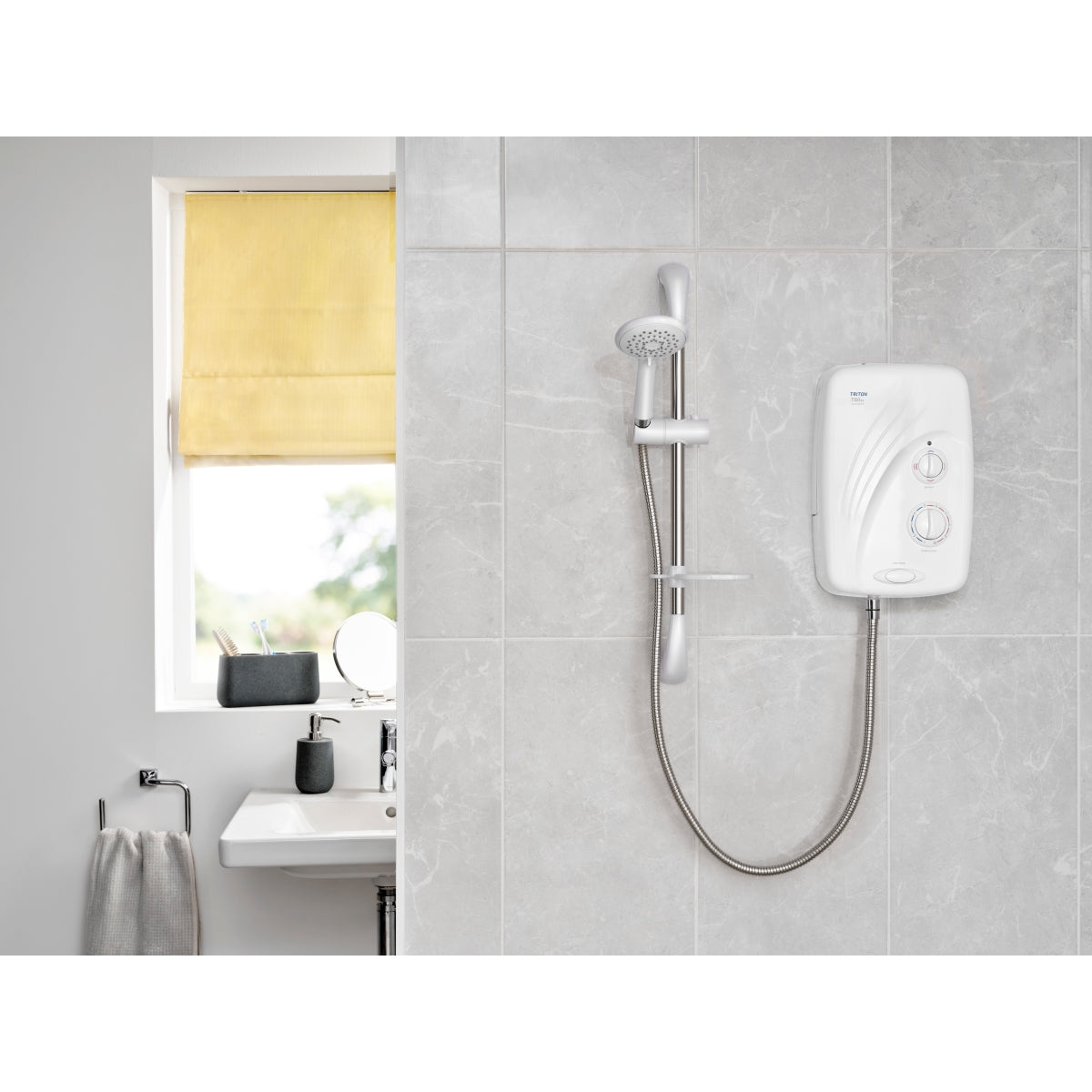 Triton T80SR 8.5 KW Pumped Electric Shower White