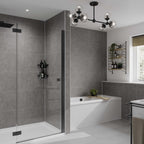 Multipanel Tile Effect Wall Panel 2400 x 598mm Grey Mineral
