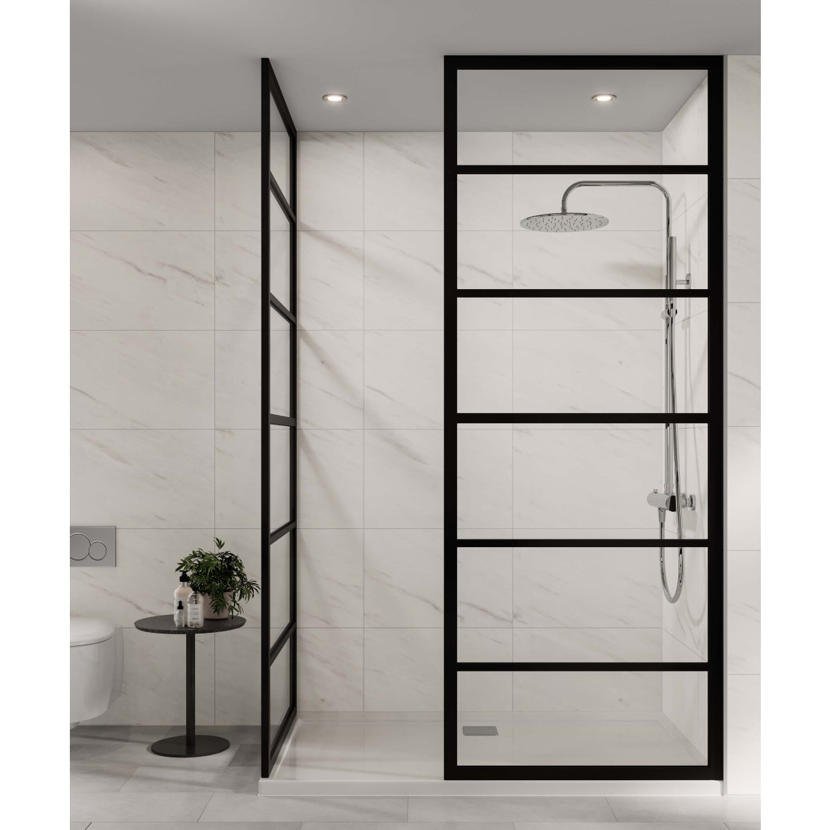 Multipanel Tile Effect Wall Panel 2400 x 598mm Levanto Marble