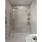 Multipanel Tile Effect Wall Panel 2400 x 598mm Valmasino Marble