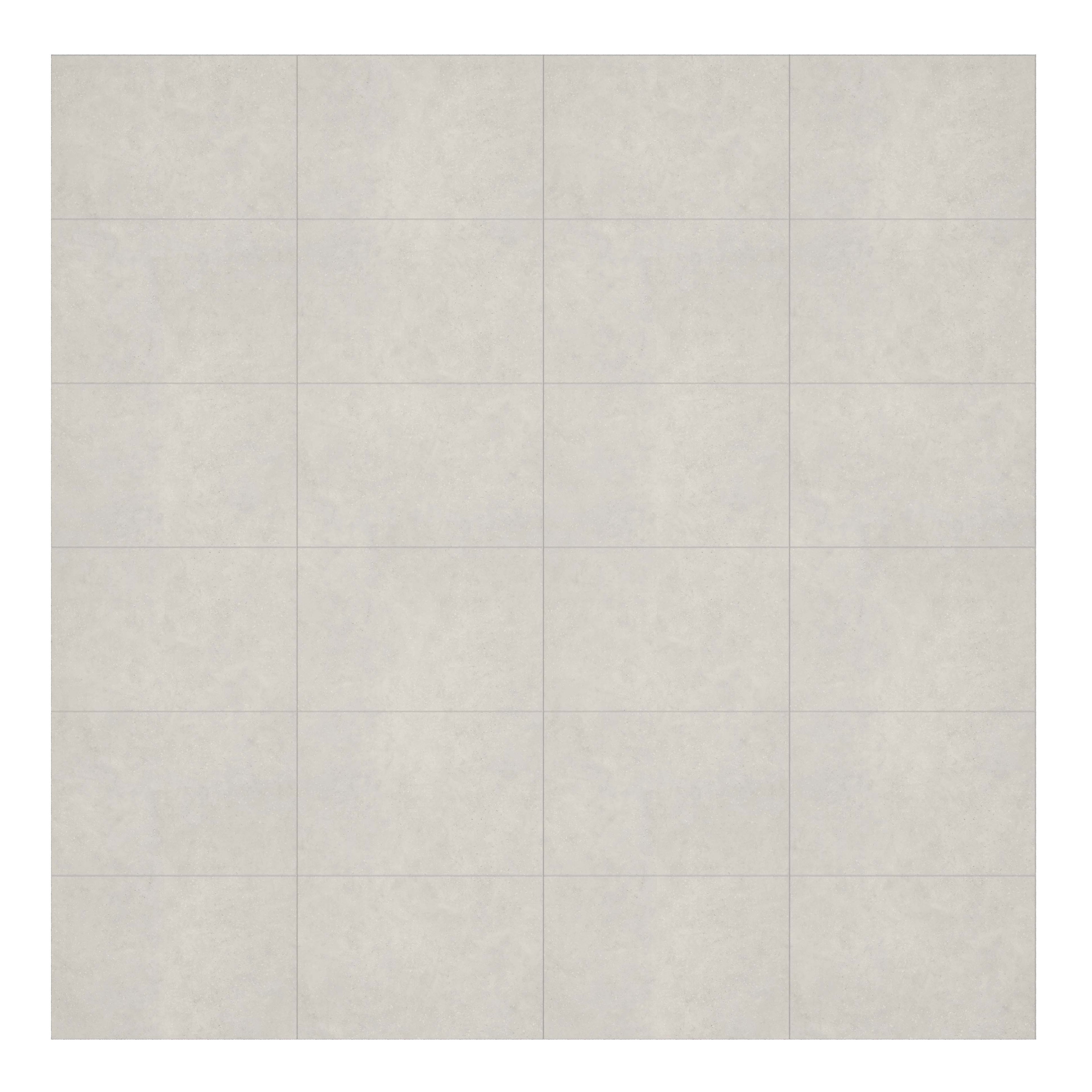 Multipanel Tile Effect Wall Panel 2400 x 598mm White Mineral