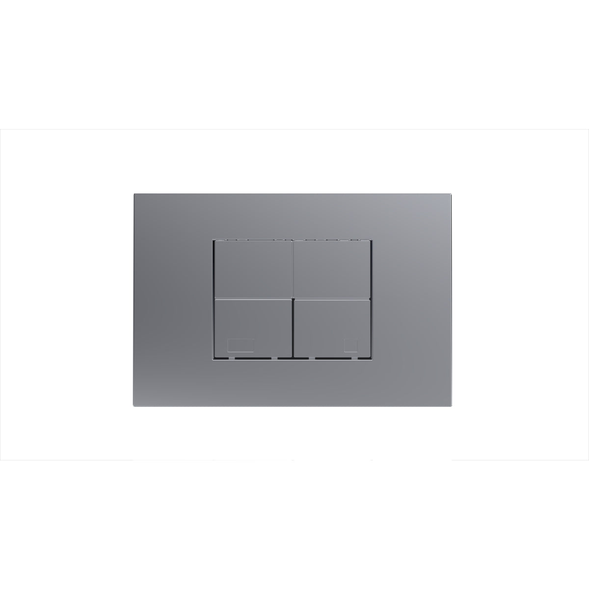 Fluidmaster T-Series Tile Dual Flush ABS Plate Matt Chrome P45-0110-0240