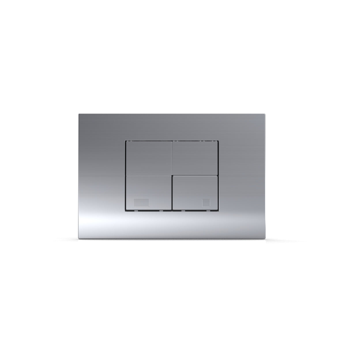 Fluidmaster T-Series Tile Dual Flush ABS Plate Gloss Chrome P45-0120-0240