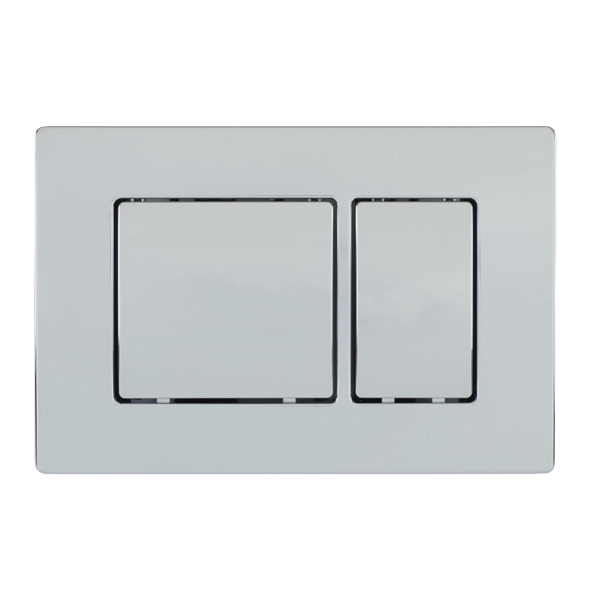 Fluidmaster Glossy Chrome, Dual Flush ABS Plate - Key