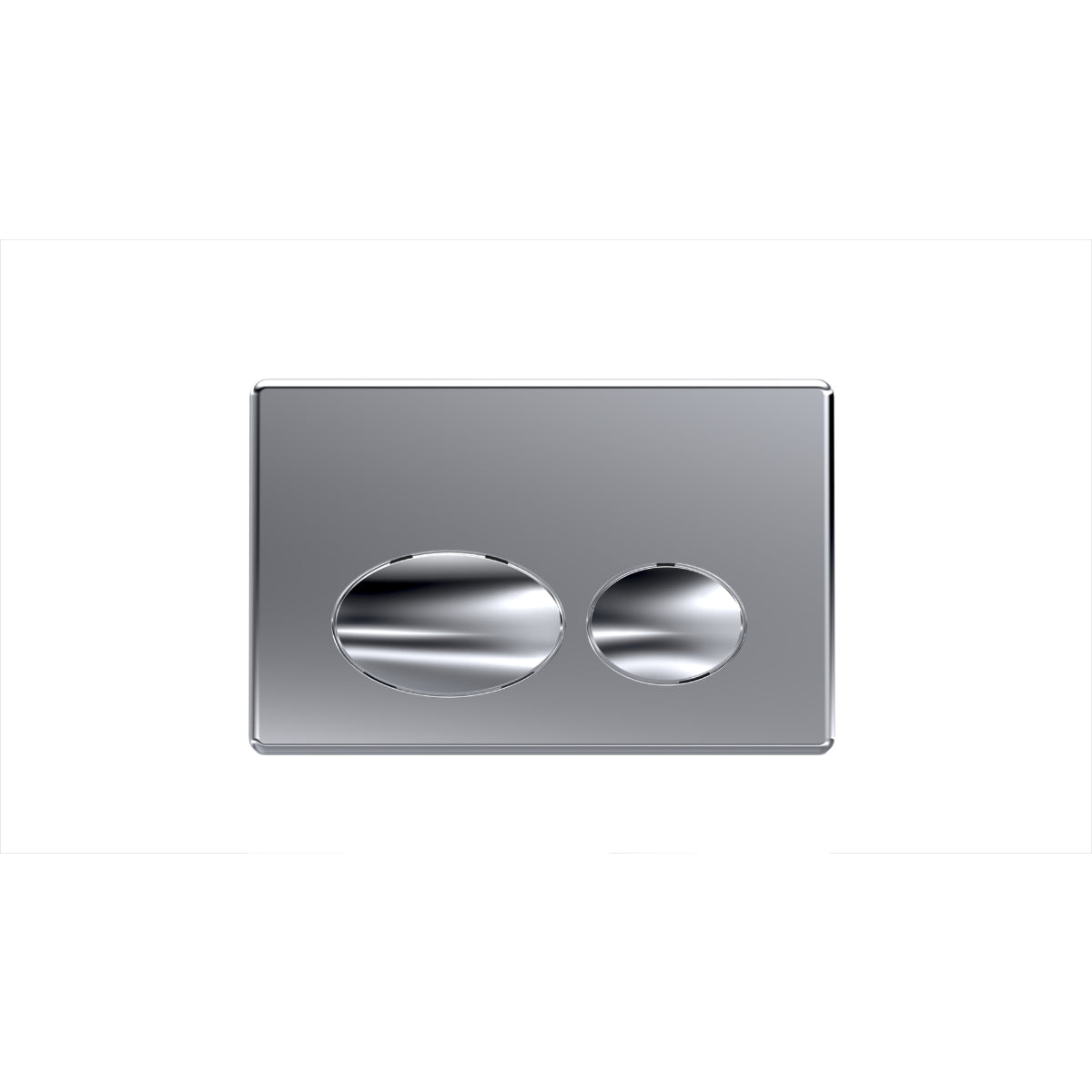 Fluidmaster Matt Chrome , Dual Flush ABS Plate - Tactile