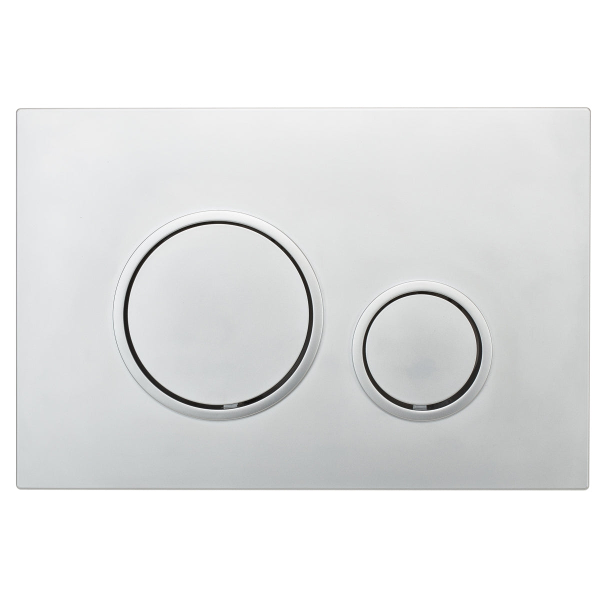 Fluidmaster Matt Chrome , Dual Flush ABS Plate - Circle