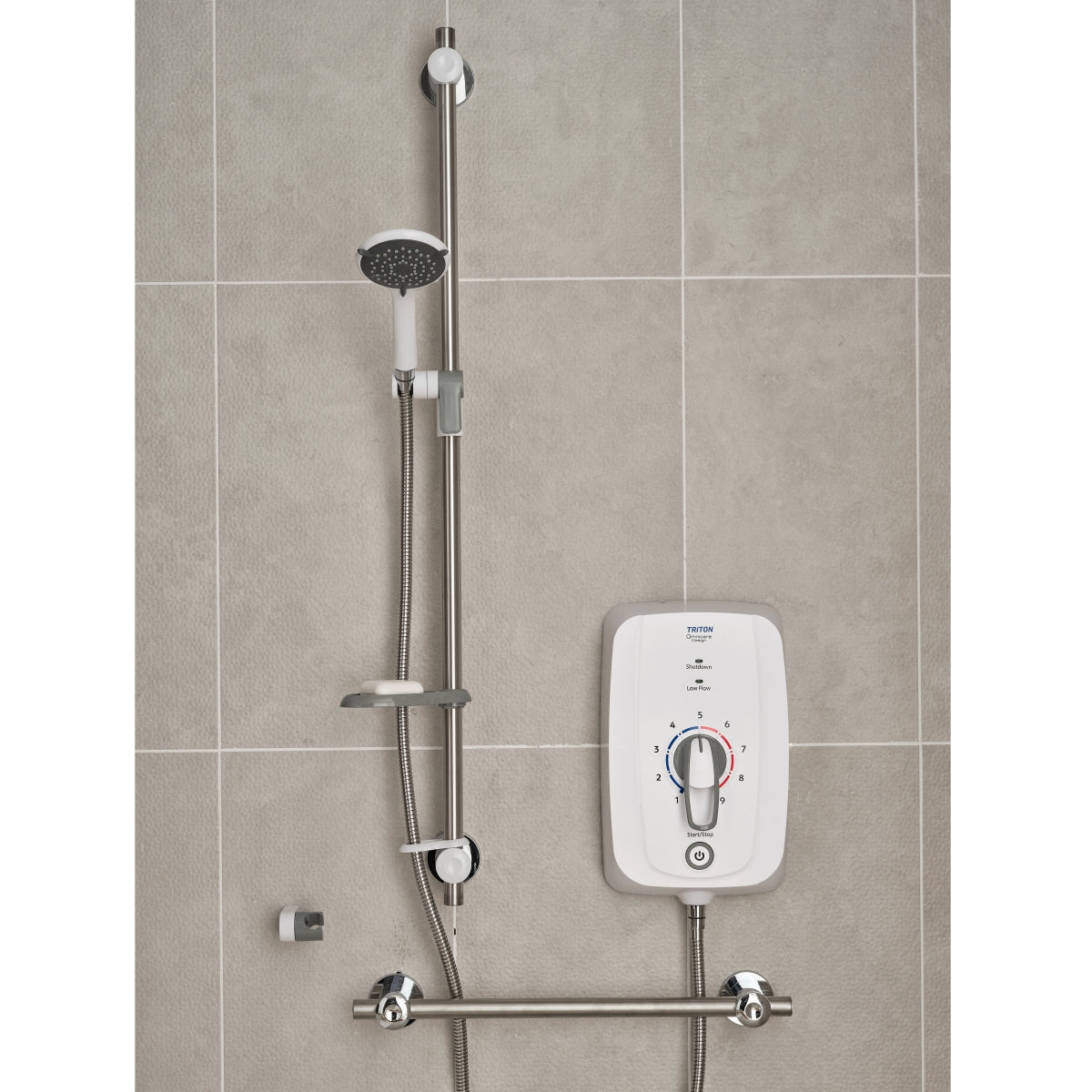 Triton Omnicare Design Thermostatic 8.5kW Electric Shower with Grab Kit