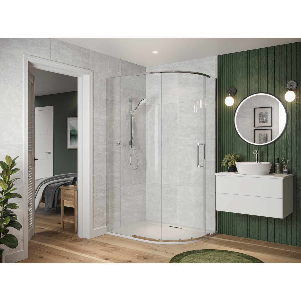 Mira Mode Digital Rear Fed Pumped Shower 1.1980.002.
