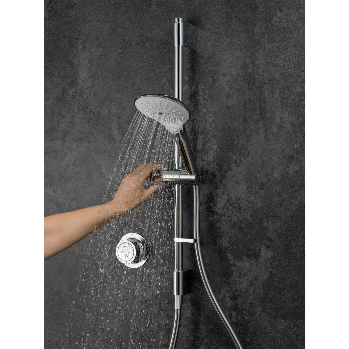 Mira Mode Digital Rear Fed Pumped Shower 1.1980.002.