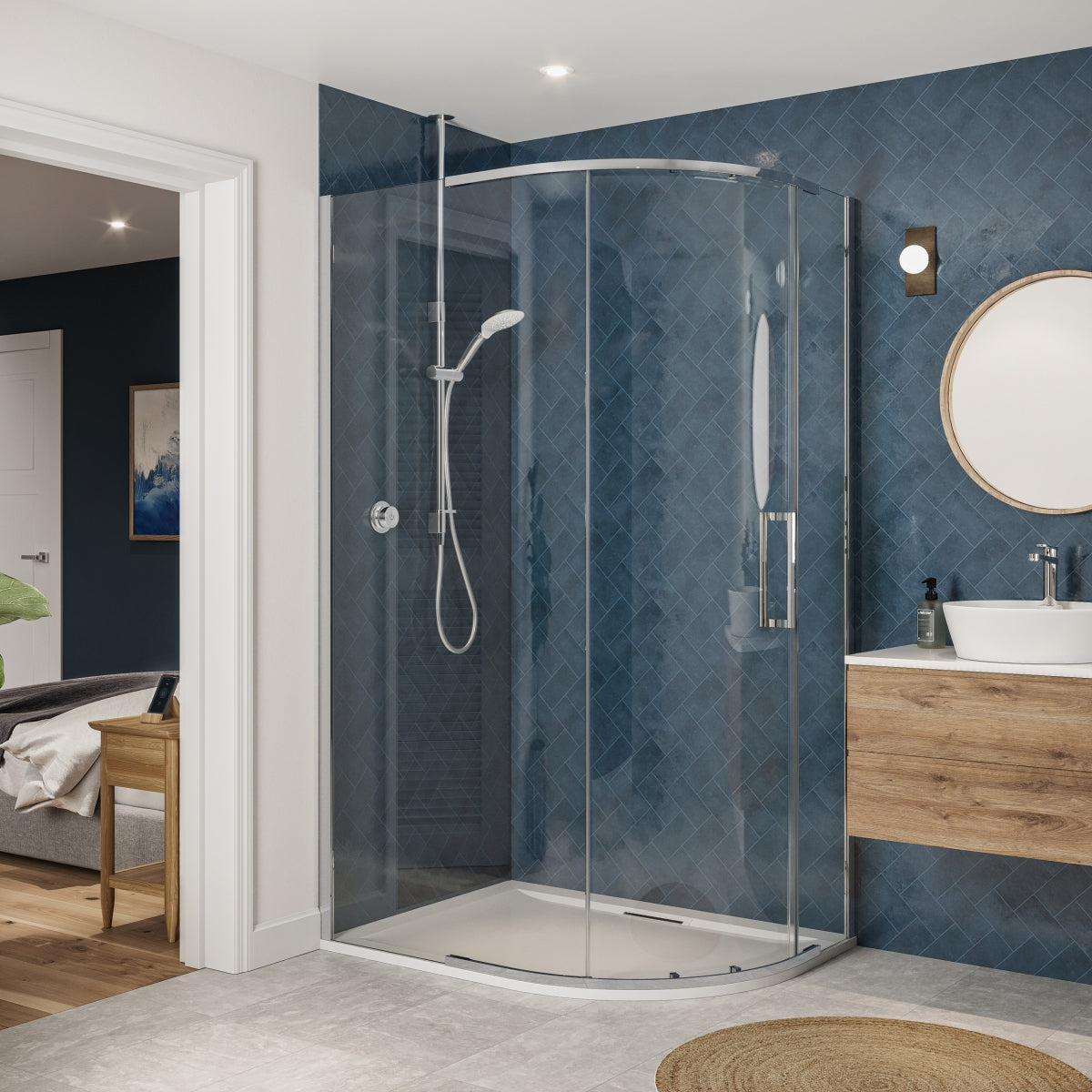 Mira Mode Digital Shower Ceiling Fed Pumped Single Outlet 1.1980.004.