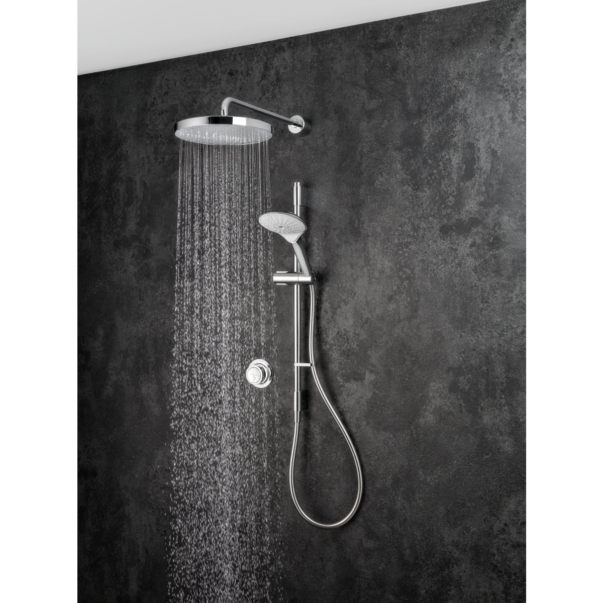 Mira Mode Digital Shower Rear Fed Combi Dual Outlet Shower 1.1980.005.