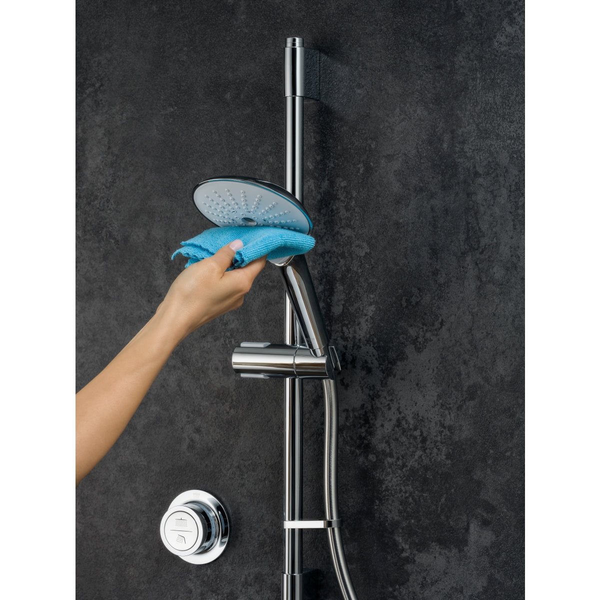 Mira Mode Digital Shower Rear Fed Combi Dual Outlet Shower 1.1980.005.